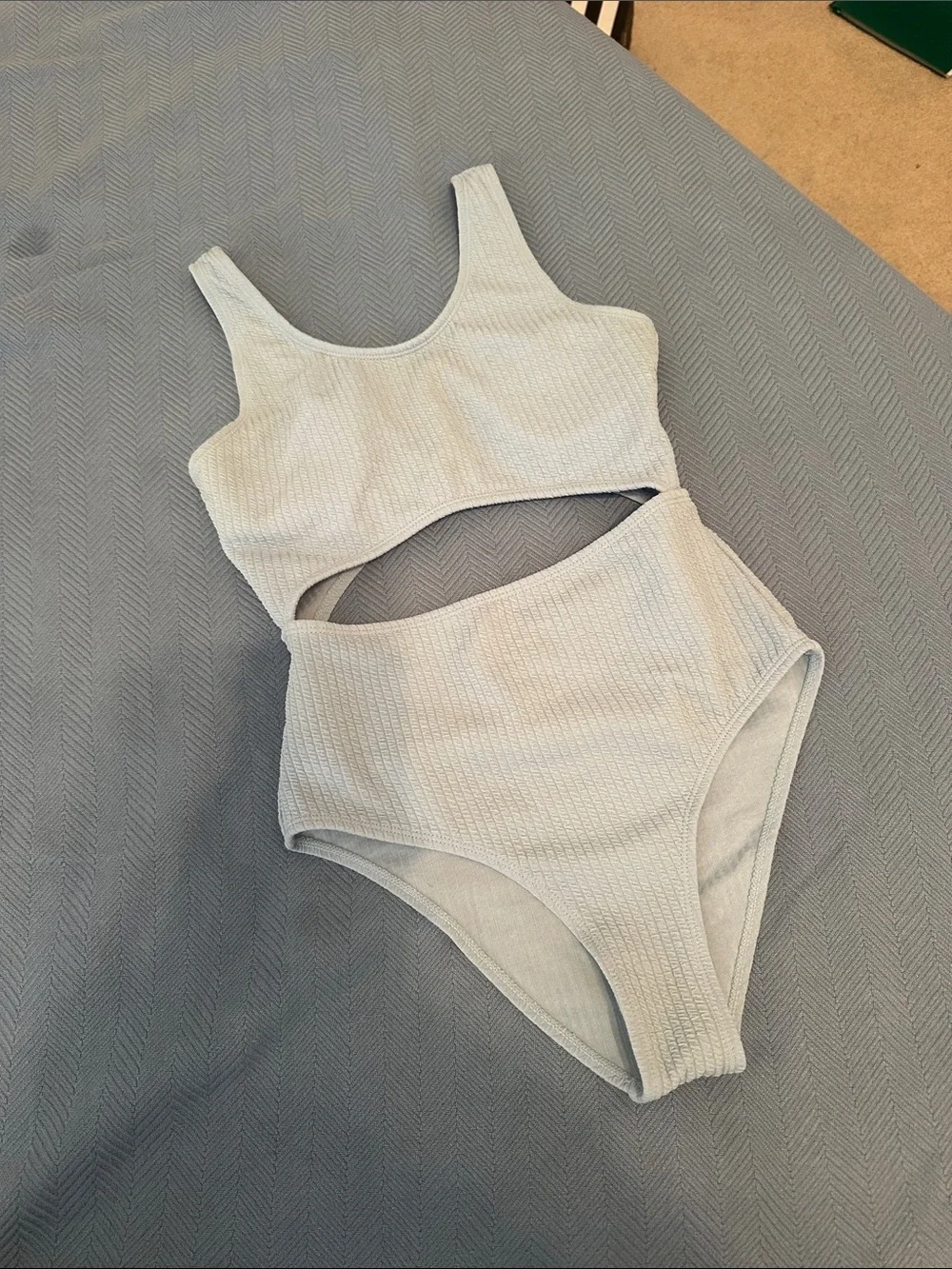 Amazon Teen One-Piece Swimsuit in Light Blue